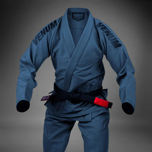 Uniforme de Jiujitsu Brasileño Venum Contender Evo (Azul Gris) (Disponible por Encargo)