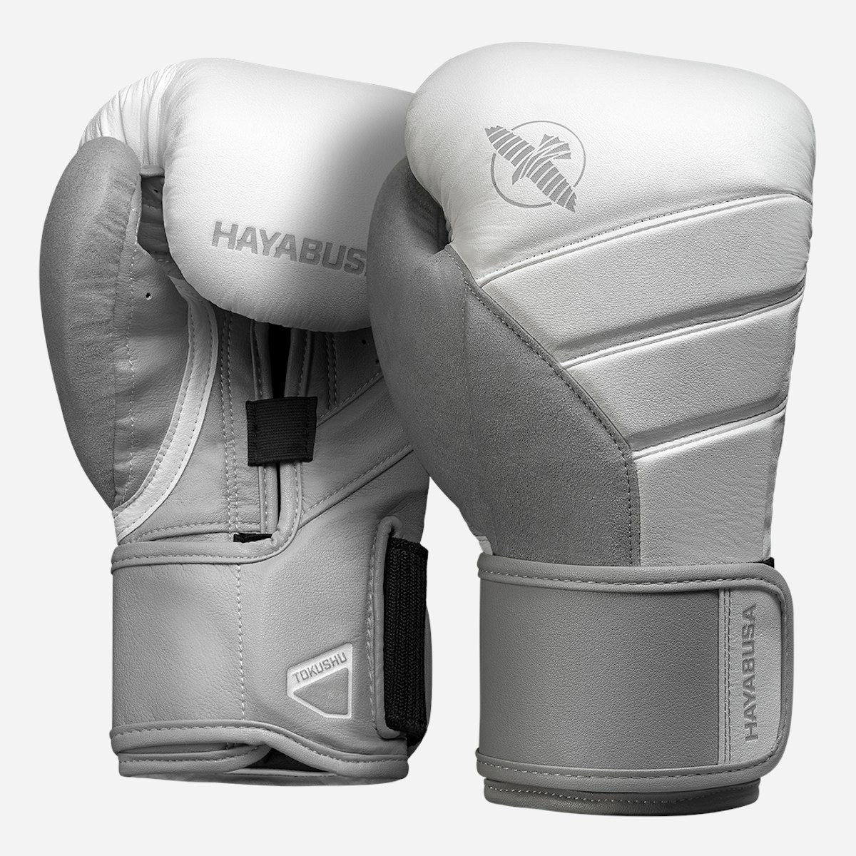 Guantes de Box Hayabusa T3 (Blanco / Gris) (Disponible por Encargo)