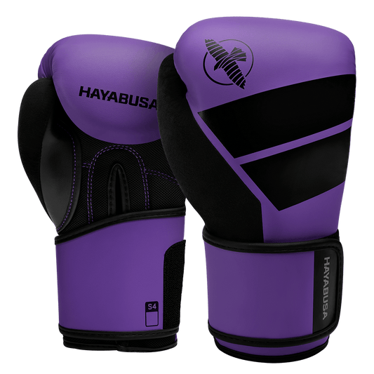Guantes de Box Hayabusa S4 para Niños (Morado / Negro) (Disponible por Encargo)