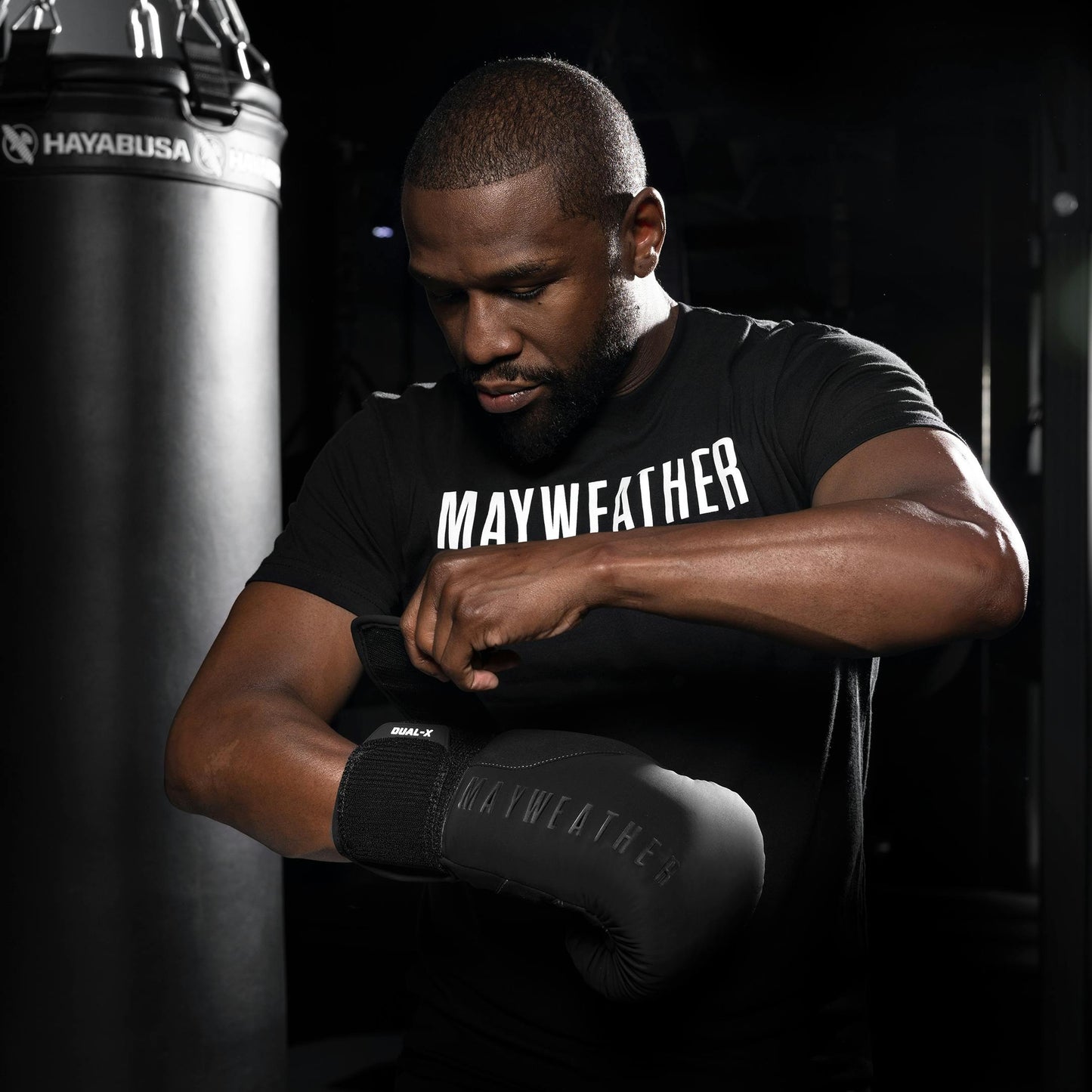 Guantes de Box Hayabusa Mayweather Champ (Negro / Negro) (Disponible por Encargo)