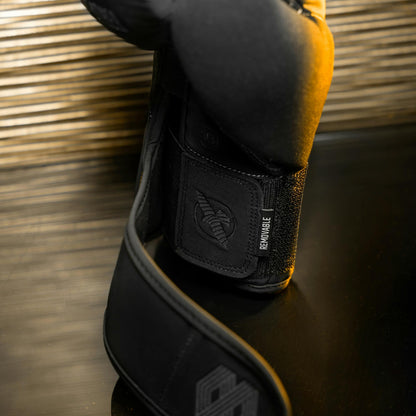Guantes de Box Hayabusa Mayweather Champ (Negro / Negro) (Disponible por Encargo)