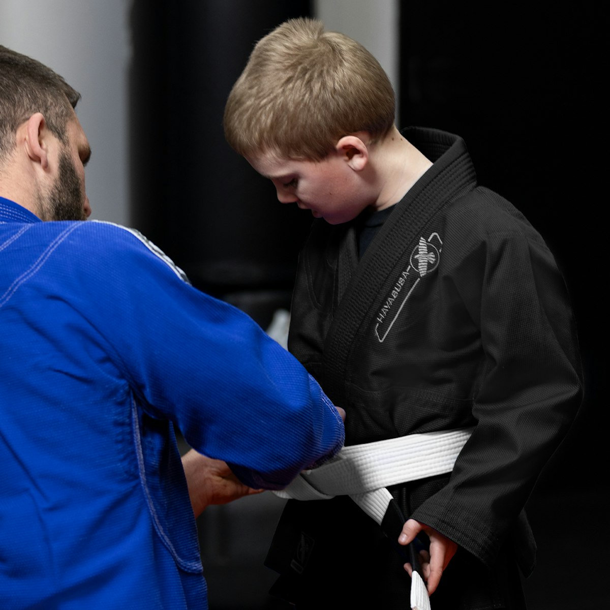 Uniforme de Jiujitsu Brasileño Hayabusa Essential para Niño (Negro) (Disponible por Encargo)