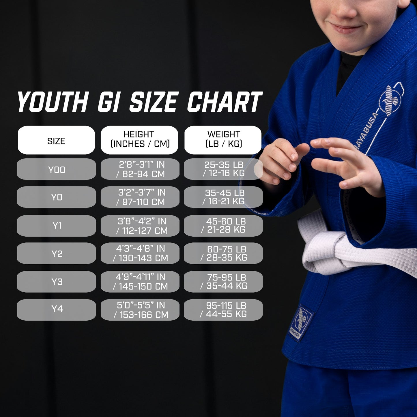 Uniforme de Jiujitsu Brasileño Hayabusa Essential para Niño (Negro) (Disponible por Encargo)