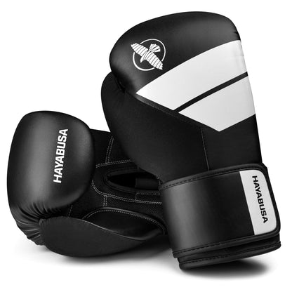 Guantes de Box Hayabusa S4 (Negro / Blanco) (Disponible por Encargo)