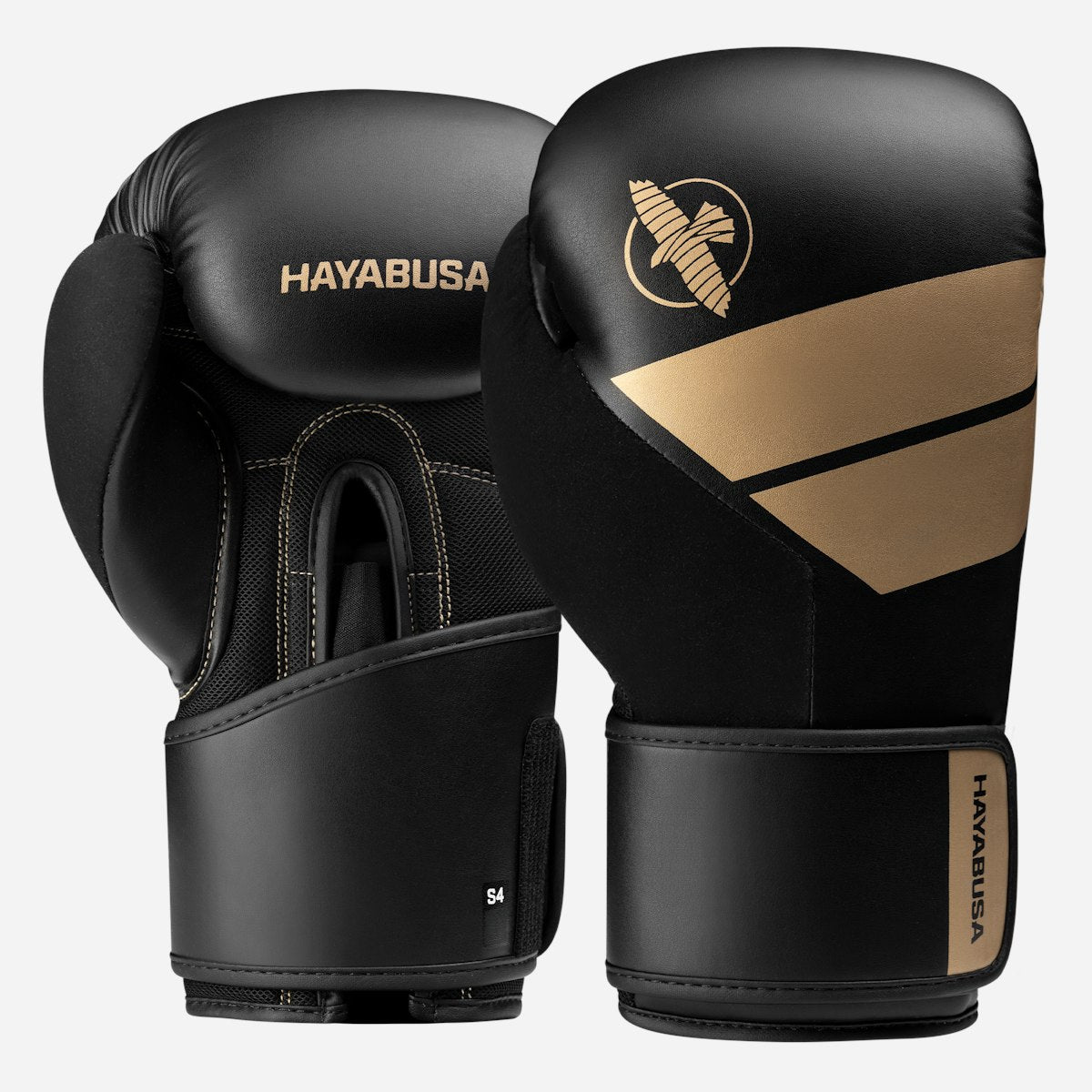 Guantes de Box Hayabusa S4 (Negro / Dorado) (Disponible por Encargo)