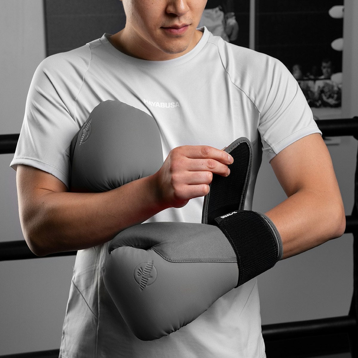 Guantes de Box Hayabusa T360 (Gris) (Disponible por Encargo)