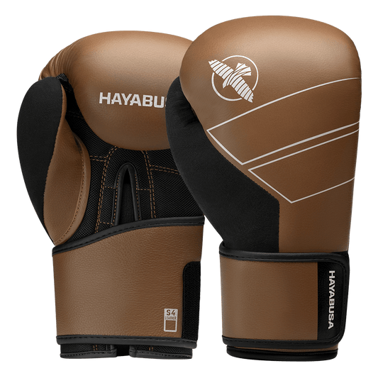 Guantes de Box Hayabusa S4 (Cuero) (Café Dorado) (Disponible por Encargo) (Copia)