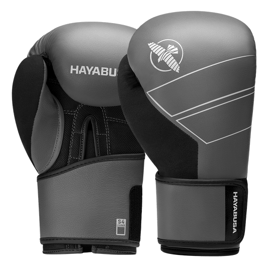 Guantes de Box Hayabusa S4 (Cuero) (Gris) (Disponible por Encargo)