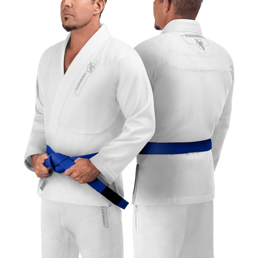 Uniforme de Jiujitsu Brasileño Hayabusa Essential Jiujitsu (Blanco) (Disponible por Encargo)