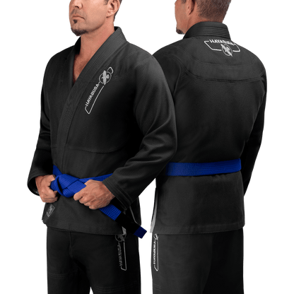 Uniforme de Jiujitsu Brasileño Hayabusa Essential Jiujitsu (Negro) (Disponible por Encargo)