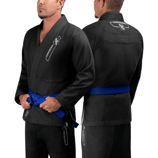 Uniforme de Jiujitsu Brasileño Hayabusa Essential Jiujitsu (Negro) (Disponible por Encargo)