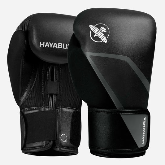 Guantes de Box Hayabusa E1 (Negro / Gris) (Disponible por Encargo)