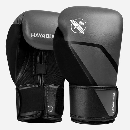 Guantes de Box Hayabusa E1 (Gris / Negro) (Disponible por Encargo)