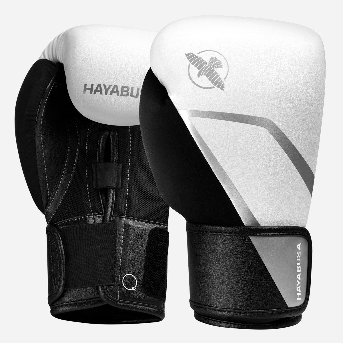 Guantes de Box Hayabusa E1 (Blanco / Gris) (Disponible por Encargo)