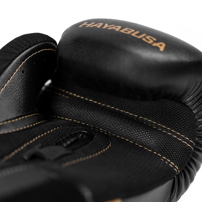 Guantes de Box Hayabusa E1 (Negro / Dorado) (Disponible por Encargo)