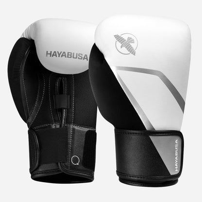Guantes de Box Hayabusa E1 para Niños (Blanco / Gris) (Disponible por Encargo)
