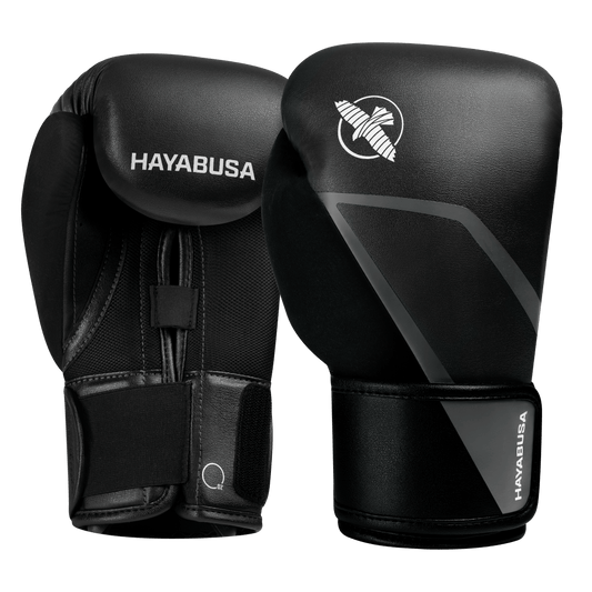 Guantes de Box Hayabusa E1 para Niños (Negro / Negro) (Disponible por Encargo)