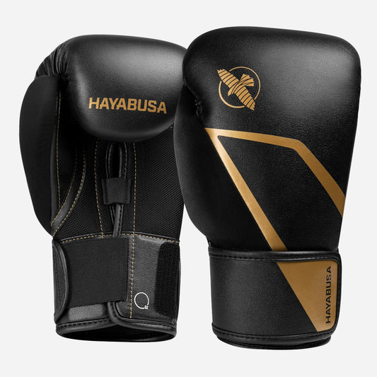 Guantes de Box Hayabusa E1 para Niños (Negro / Dorado) (Disponible por Encargo)