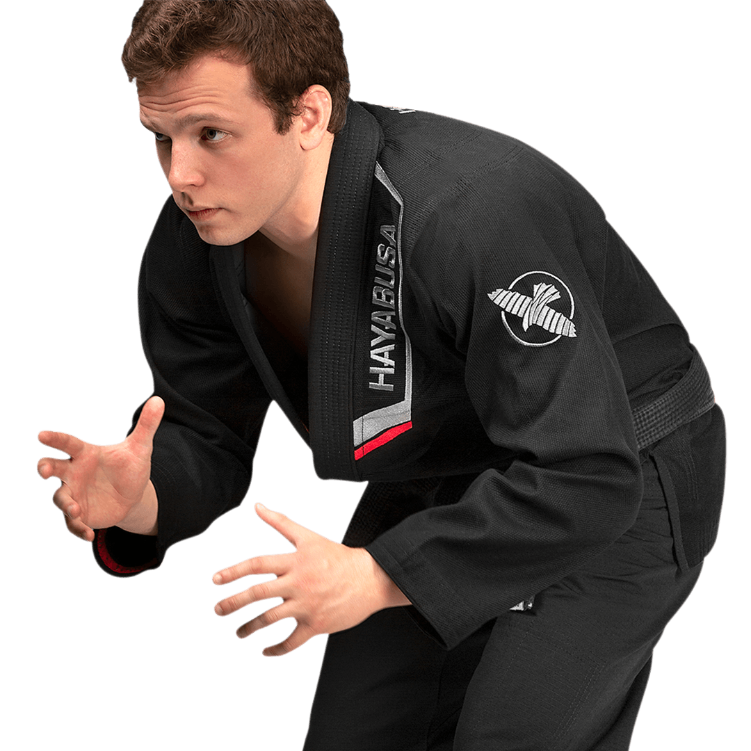 Uniforme de Jiujitsu Brasileño Liviano Hayabusa Ultra-Lightweight (Negro) (Disponible por Encargo)