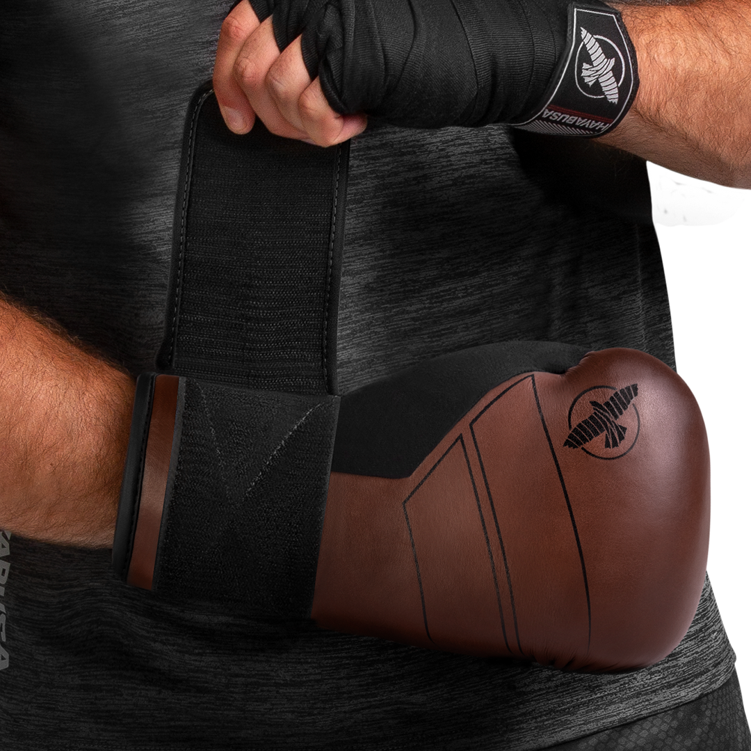 Guantes de Box Hayabusa S4 (Cuero) (Café) (Disponible por Encargo)