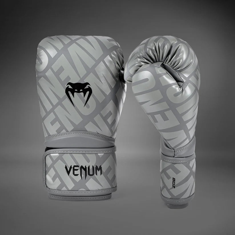 Guantes de Box Venum Contender 1.5 XT (Gris / Negro) (Disponible en Costa Rica)