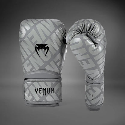 Guantes de Box Venum Contender 1.5 XT (Gris / Negro) (Disponible en Costa Rica)