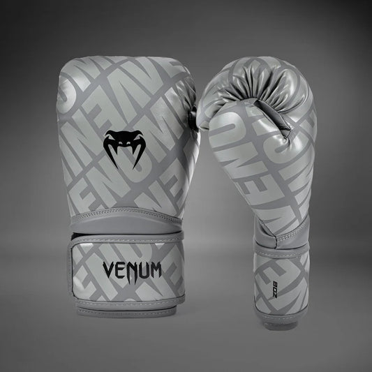 Guantes de Box Venum Contender 1.5 XT (Gris / Negro) (Disponible en Costa Rica)