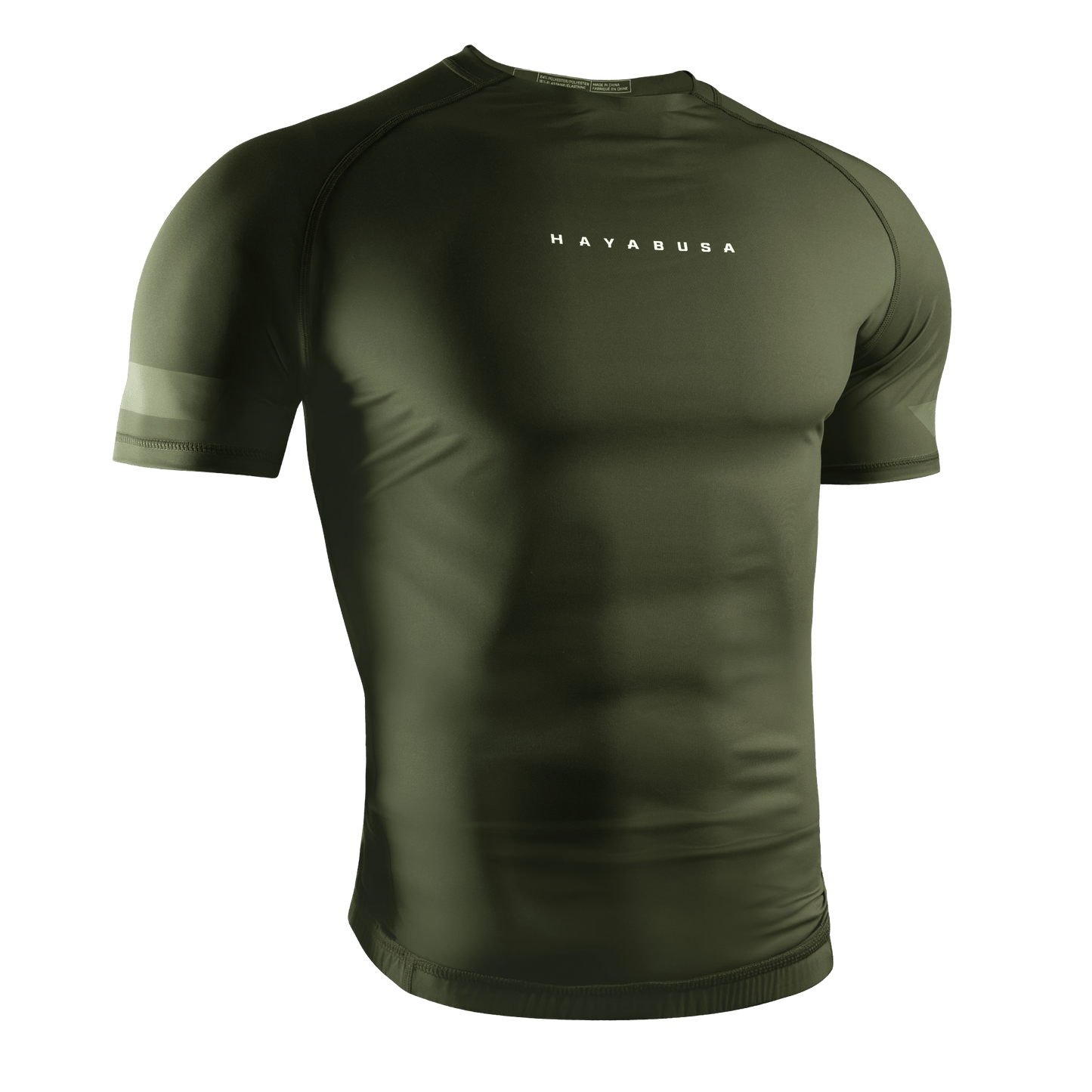 Rashguard Manga Corta para Hombre Hayabusa Core (Verde) (Disponible por Encargo)