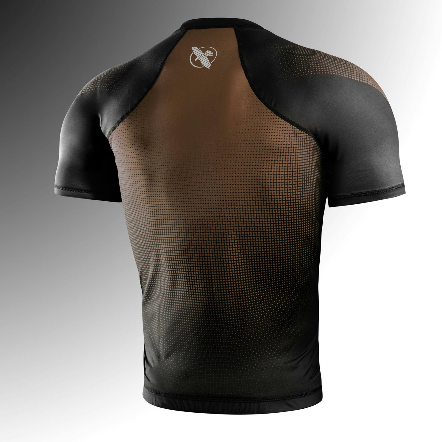 Rashguard Manga Corta para Hombre Hayabusa Pro Ranked (Café) (Disponible por Encargo)
