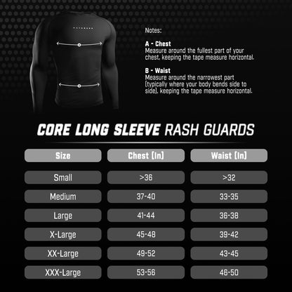 Rashguard Manga Larga para Hombre Hayabusa Core (Rojo) (Disponible por Encargo)
