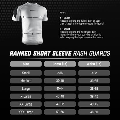 Rashguard Manga Corta para Hombre Hayabusa Pro Ranked (Café) (Disponible por Encargo)