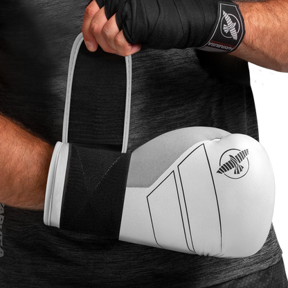 Guantes de Box Hayabusa S4 (Cuero) (Blanco) (Disponible por Encargo)