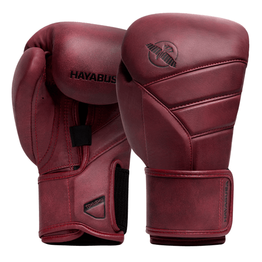 Guantes de Box Hayabusa T3 de Cuero de Lujo (Rojo) (Disponible por Encargo)