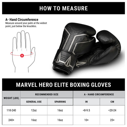 Guantes de Box Hayabusa T3 Edición Black Panther (Marvel) (Disponible por Encargo)