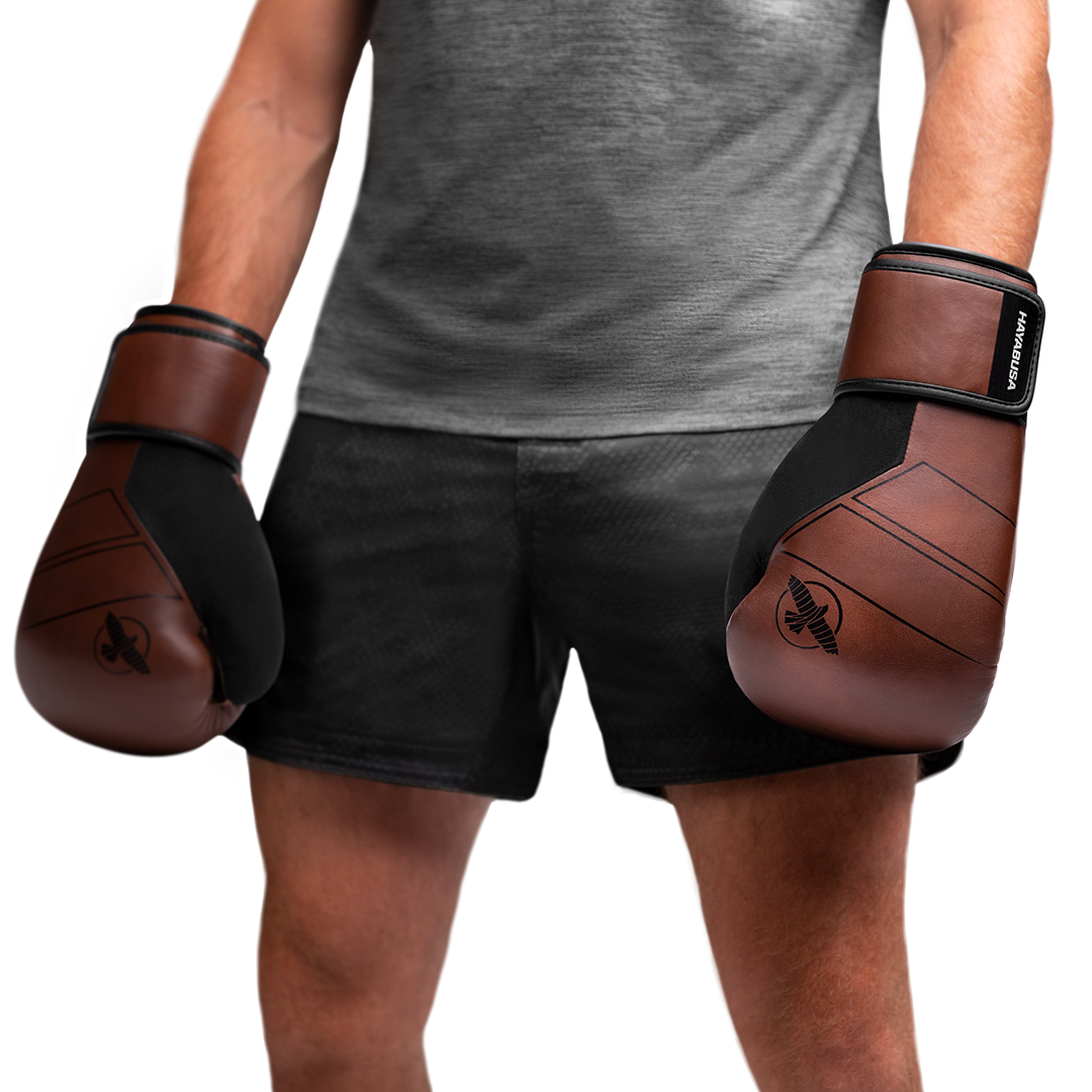 Guantes de Box Hayabusa S4 (Cuero) (Café) (Disponible por Encargo)