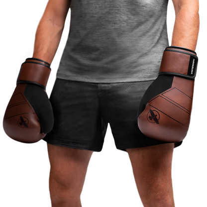 Guantes de Box Hayabusa S4 (Cuero) (Café) (Disponible por Encargo)