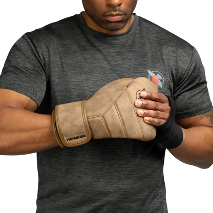 Guantes de Box Hayabusa T3 de Cuero de Lujo (Crema) (Disponible por Encargo)