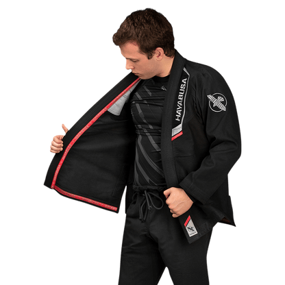 Uniforme de Jiujitsu Brasileño Liviano Hayabusa Ultra-Lightweight (Negro) (Disponible por Encargo)