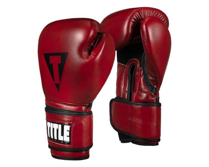 Guantes de Box Title Blood Red (Cuero) (Disponible por Encargo)