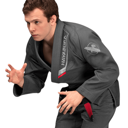 Uniforme de Jiujitsu Brasileño Liviano Hayabusa Ultra-Lightweight (Gris) (Disponible por Encargo)