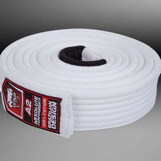Cinta de Jiujitsu Brasileño Venum (Blanca) (Disponible por Encargo)