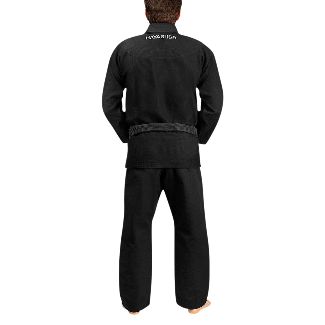 Uniforme de Jiujitsu Brasileño Liviano Hayabusa Ultra-Lightweight (Negro) (Disponible por Encargo)