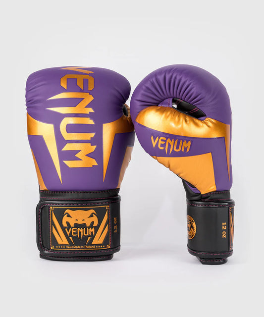 Guantes de Box Venum Elite (Morado / Naranja) (Edición Especial)  (Disponible por Encargo)