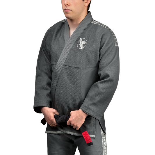 Uniforme de Jiujitsu Brasileño Liviano Hayabusa Lightweight (Gris / Gris) (Disponible por Encargo)