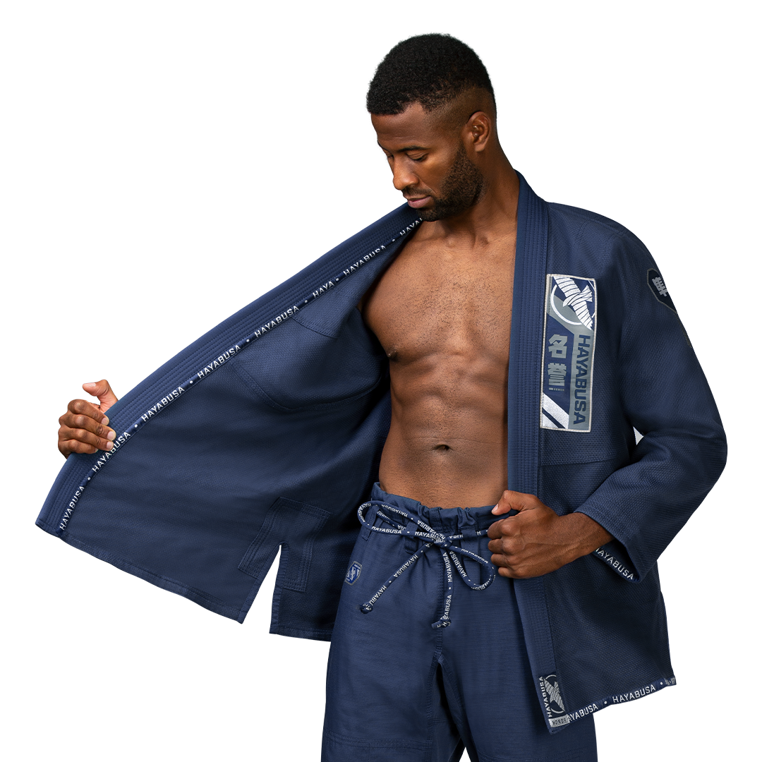 Uniforme de Jiujitsu Brasileño Liviano Hayabusa Ascend (Azul) (Disponible por Encargo)
