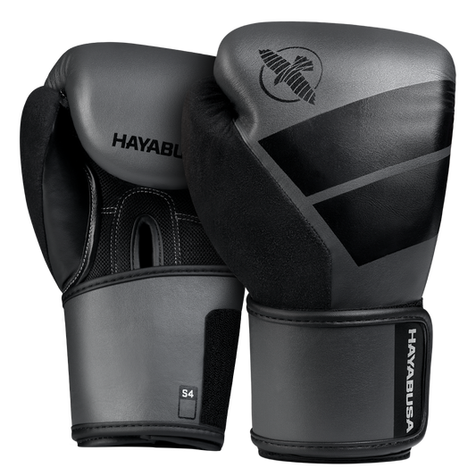Guantes de Box Hayabusa S4 para Niños (Gris / Negro) (Disponible por Encargo)