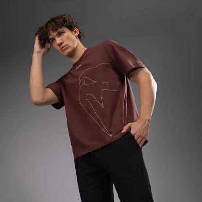 Camiseta para Hombre Venum Giant Connect (Vino) (Disponible en Costa Rica)
