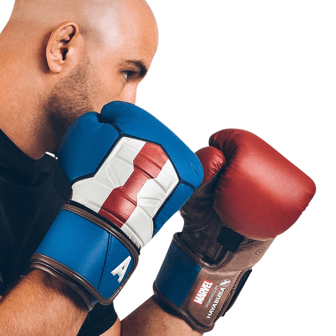 Guantes de Box Hayabusa T3 Edición Capitán América Steve Rogers (Marvel) (Disponible por Encargo)