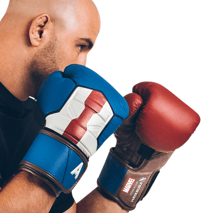 Guantes de Box Hayabusa T3 Edición Capitán América Steve Rogers (Marvel) (Disponible por Encargo)