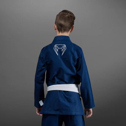 Uniforme de Jiujitsu Brasileño Venum Contender para Niño (Azul Naval) (Disponible por Encargo)